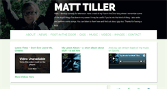 Desktop Screenshot of matttiller.com
