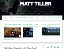 Tablet Screenshot of matttiller.com